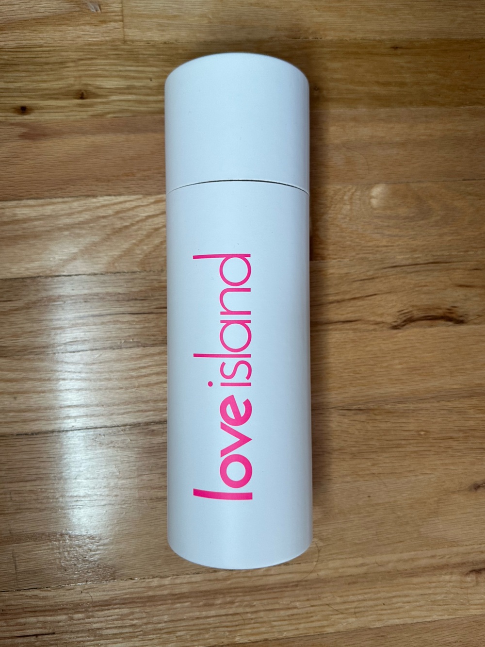 THE OFFICIAL LOVE ISLAND STAINLESS STEEL DOUBLE-WALLED INSULATED BOTTLE